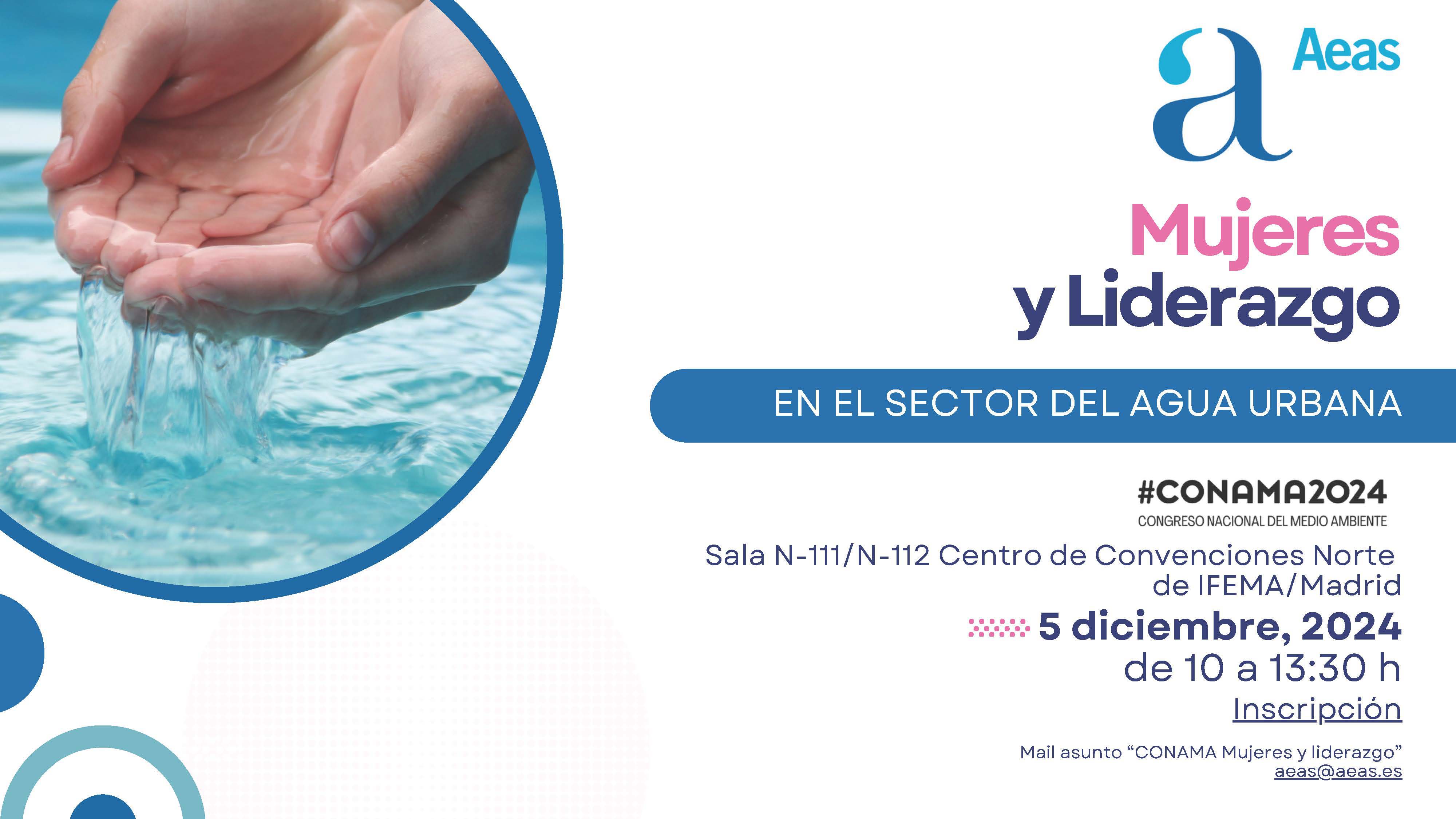 Jornada: Mujeres y Liderazgo en el sector del agua urbana - TecnoAqua