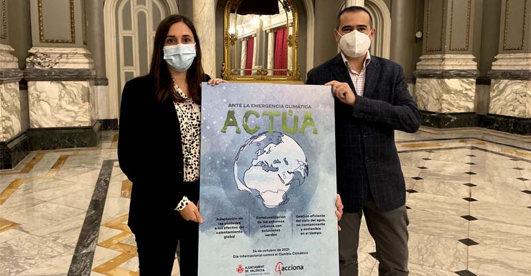 El Ayuntamiento de Valencia y Acciona presentan la campaña ´Actúa´ contra el cambio climático