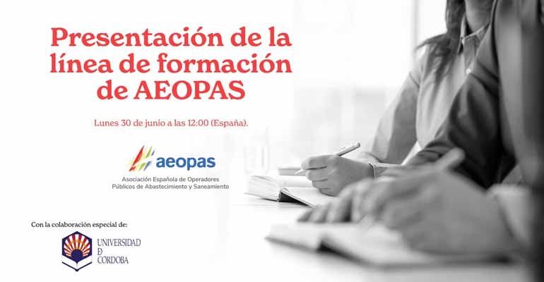 AEOPAS presenta su nueva estrategia de formación técnica en la Cátedra del Agua de la Universidad de Córdoba