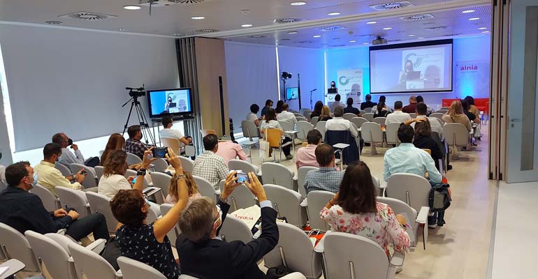 Momento del  IV Seminario Técnico Internacional Gestión del Agua de las Industrias Agroalimentarias organizado por AINIA.