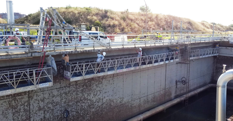 alco-andamios-mantenimiento-reparacion-estacion-depuradora-aguas-residuales-sant-feliu-llobregat