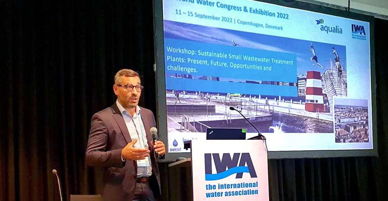 Zouhayr Arbib, de Aqualia, en el Congreso Mundial del Agua de la IWA