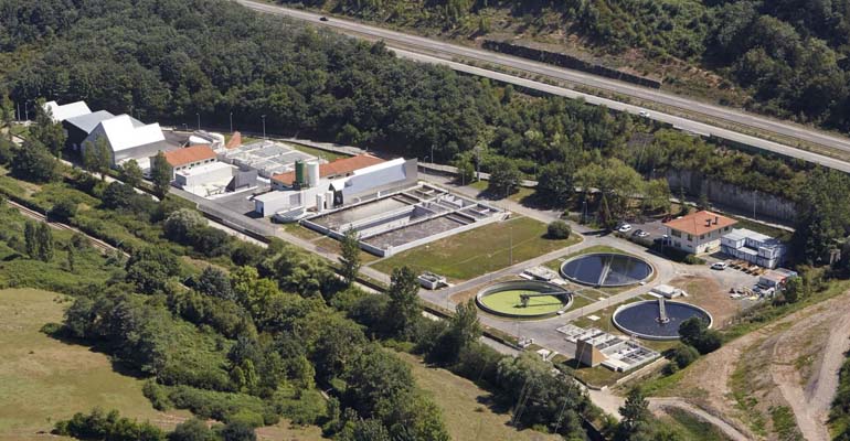 EDAR de San Claudio, del Consorci ode Aguas de Asturias, cuya operación y mantenimiento realiza Cadagua