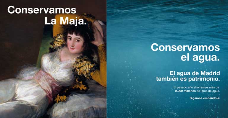 Canal de Isabel II lanza su nueva campaña: El agua de Madrid también es patrimonio