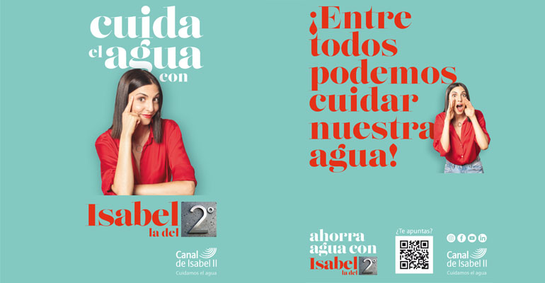 Campaña de concienciación para el ahorro de agua de Canal de Isabel II