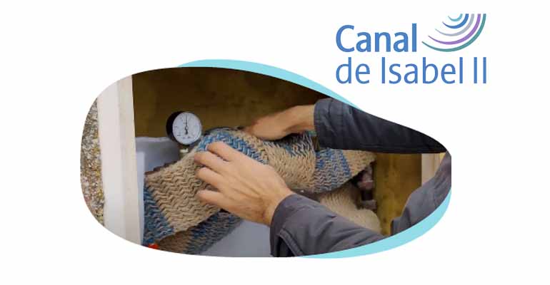 Canal de Isabel II recomienda proteger los contadores de agua del frío