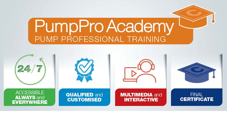 PumpPro Academy es la nueva academia formativa de Caprari sobre bombas y otras soluciones de bombeo