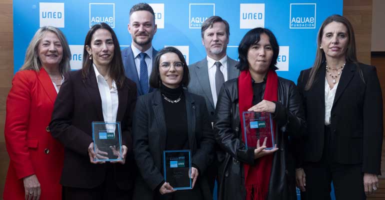 La Cátedra Aquae de Economía del Agua premia las mejores investigaciones doctorales y de máster de 2025