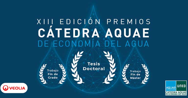 La Cátedra Aquae de Economía del Agua convca sus premios 2026
