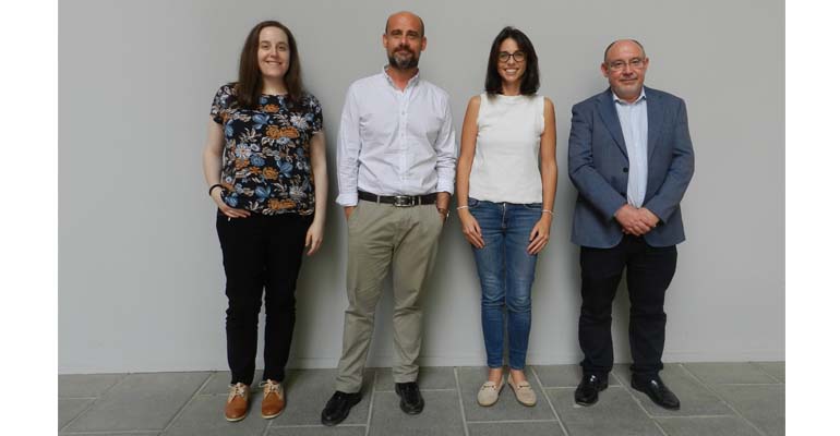 Foto del equipo de la Cátedra de Economía Circular del Agua GVA UV