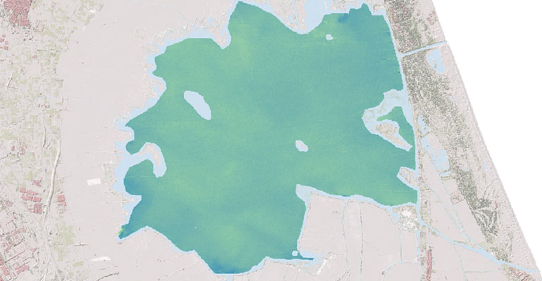 Monitorización satelital de las aguas de la Albufera de Valencia