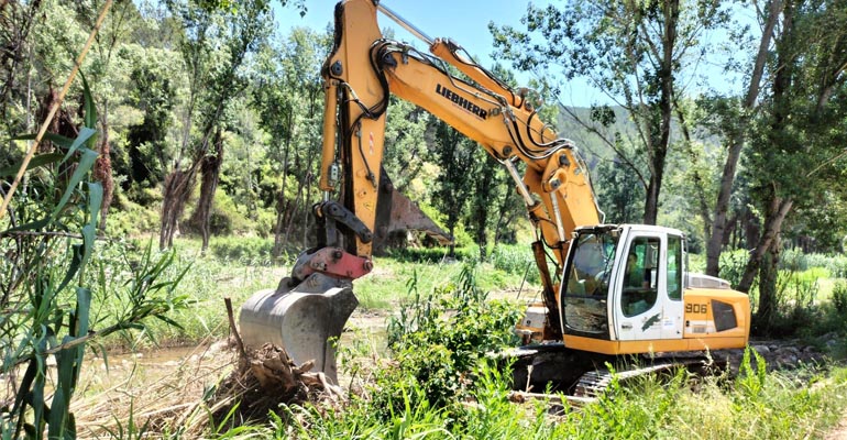 La CHJ recupera 12 km de cauces afectados por la Dana en Castellón