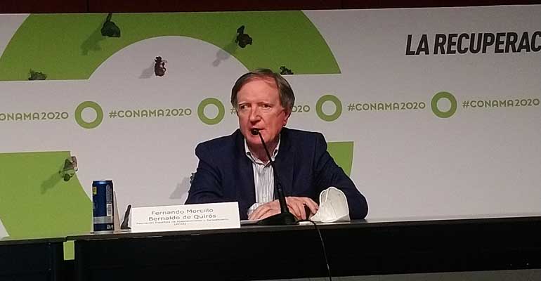 Fernando Morcillo, presidente de AEAS, en su participación en Conama 2020