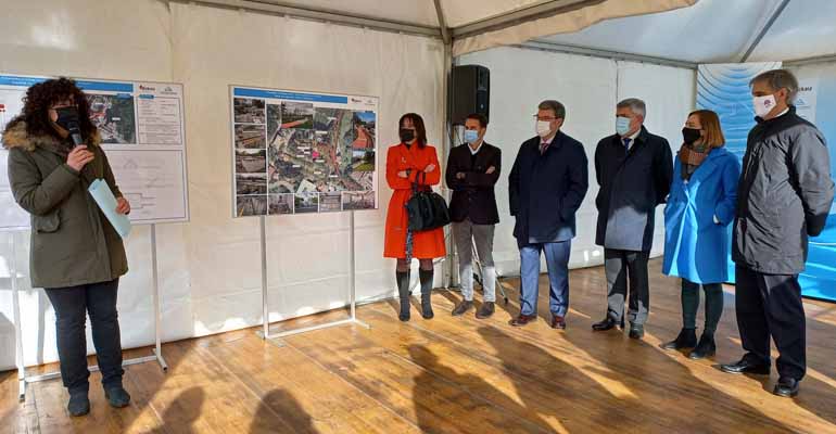 Inauguración del depósito subterráneo de Artxanda en Bilbao