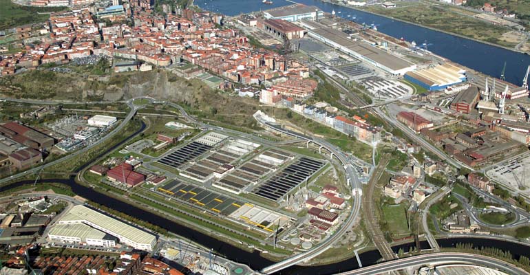 EDAR de Galindo, del Consorcio de Aguas Bilbao Bizkaia