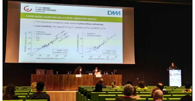 DAM presenta sus avances en la gestión de los olores en un congreso de la IWA