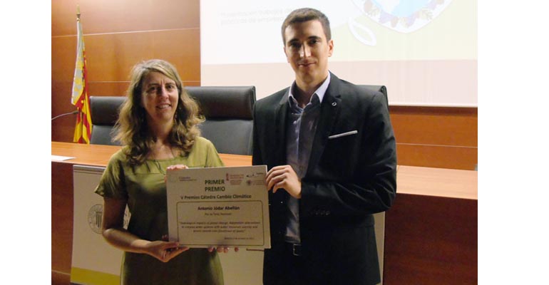 Antonio Jódar, investigador ganador del V Premio a la mejor Tesis Doctoral sobre Cambio Climático
