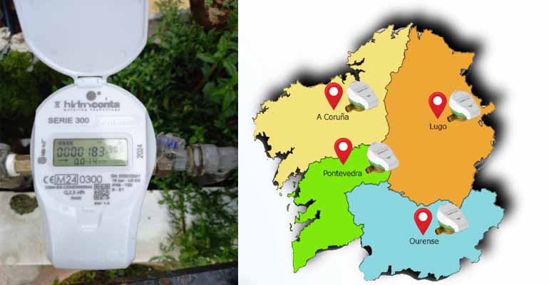 Galicia digitaliza su red de agua con casi 40.000 contadores inteligentes de Hidroconta