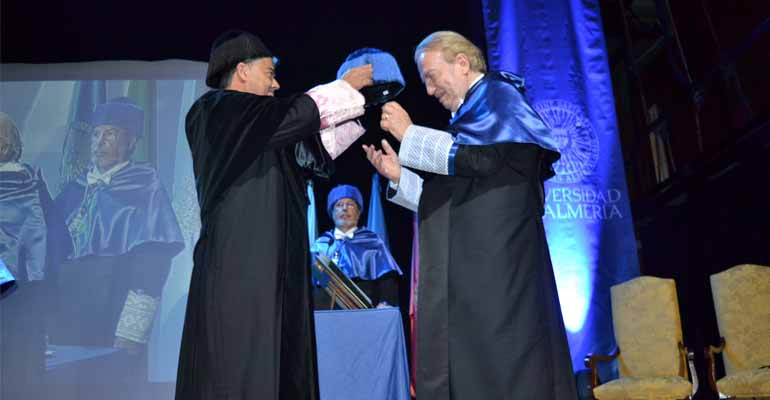 Damià Barceló, doctor honoris causa de la Universidad de Almería