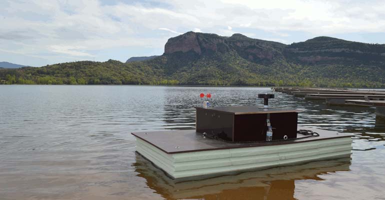 Pantano de Sau, uno de los embalses analizados por el ICRA en su estudio sobre el cambio climático