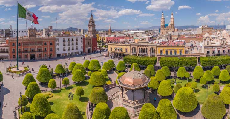 Ciudad mexicana de León, que ha implantado la solución GoAigua para evitar pérdidas de agua