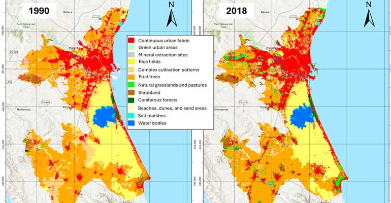 Un estudio del IIAMA-UPV alerta del impacto negativo de la expansión urbana sobre el acuífero de La Plana de Valencia