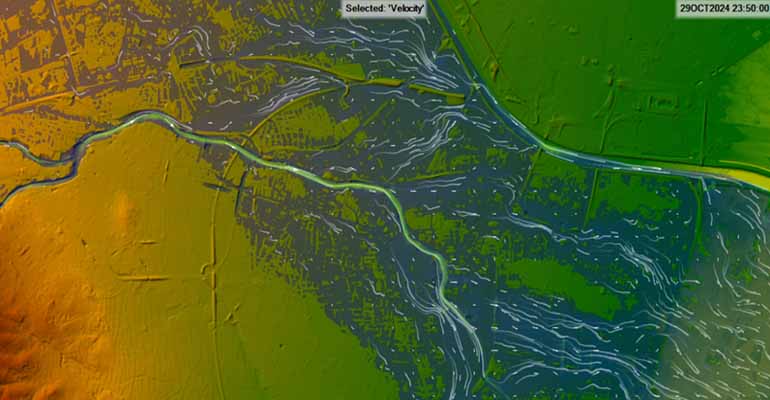 Un estudio del IIAMA reproduce con precisión la inundación de la terrible DANA de 2024 en l’Horta Sud de Valencia