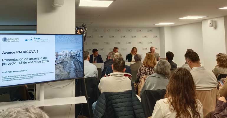 El IIAMA coordinará Patricova, el proyecto que mejorará la gestión del riesgo de inundación en la Comunitat Valenciana