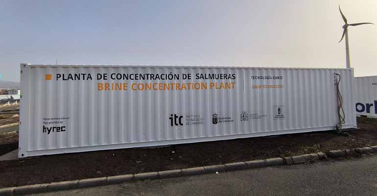 El ITC estudia una tecnología innovadora para concentrar salmuera de desalación y avanzar hacia una economía circular del agua