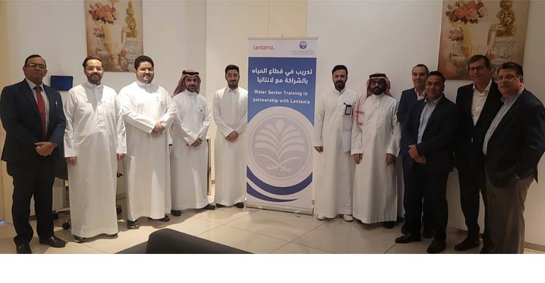 Lantania ofrece formación en desalación a trabajadores de la Saudi Water Partnership Company