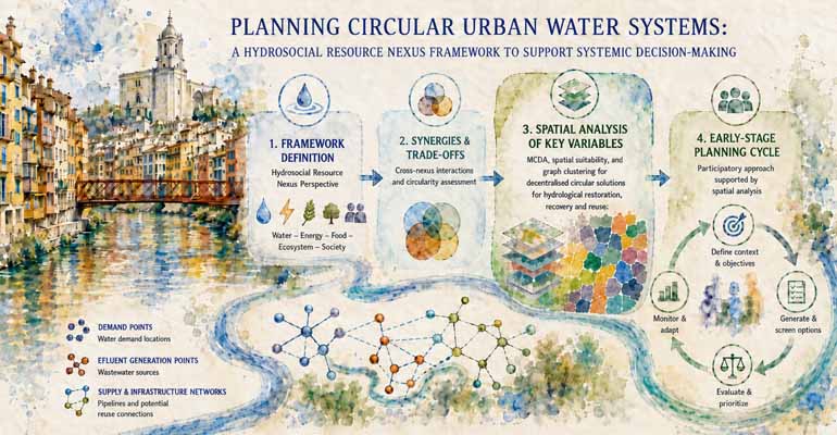 Una tesis del Lequia propone un nuevo marco conceptual para la gestión urbana del agua