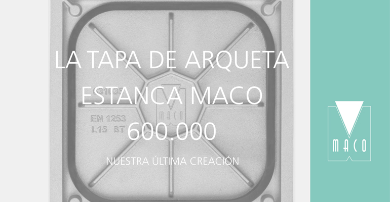 Tapa de arqueta estanca gama 600.000 de Maco