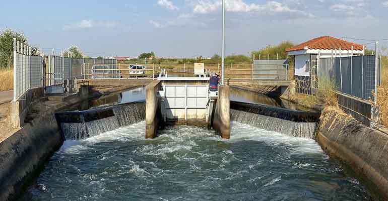 Canal del Zújar en la demarcación del Guadiana