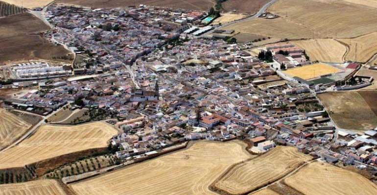 Vista de Escacena del Campo, en el entorno de Doñana