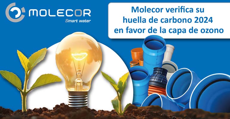 Molecor verifica su huella de carbono