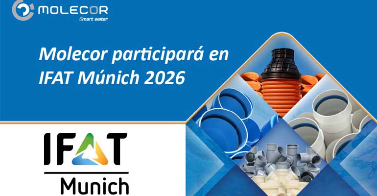  Molecor participará en IFAT Múnich 2026