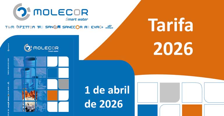Molecor: Nueva Tarifa 2026