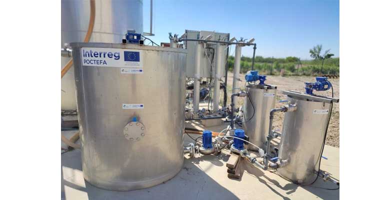 Planta piloto en la EDAR de Tudela de Nilsa para el proyecto Outbiotics sobre eliminación de contaminantes emergentes