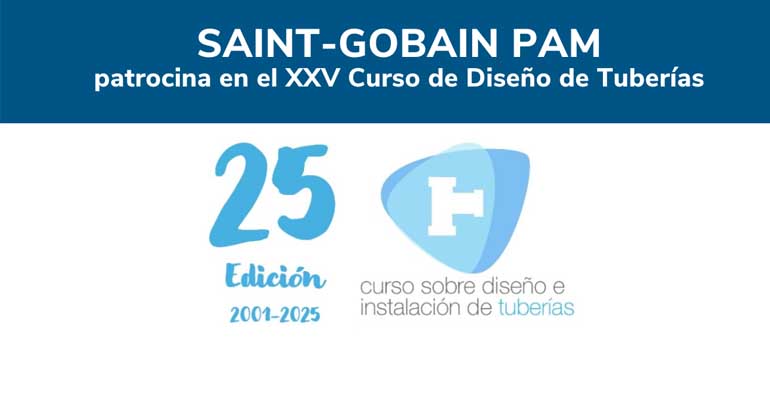 Saint-Gobain PAM patrocina de nuevo el curso sobre diseño e instalación de tuberías