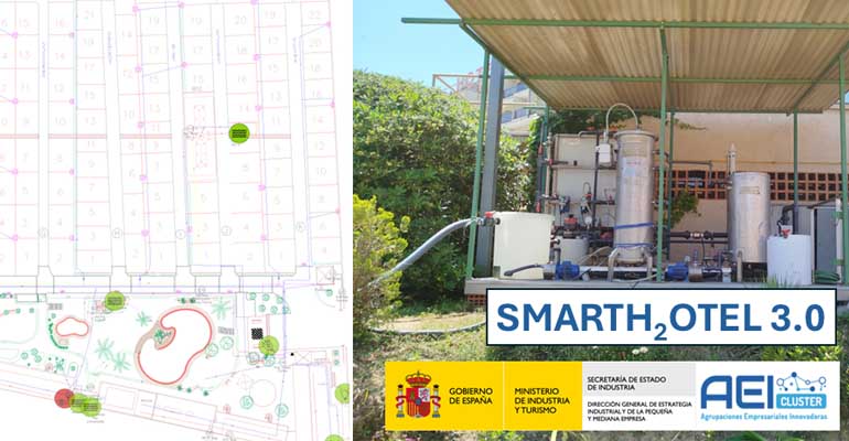 El proyector SmartH2otel valida en entornos reales soluciones digitales para una gestión hídrica y energética más sostenible para el sector turístico