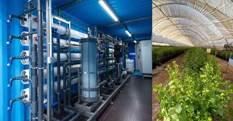 Soluciones contenerizadas para la adecuación del agua de riego de cultivos rojos