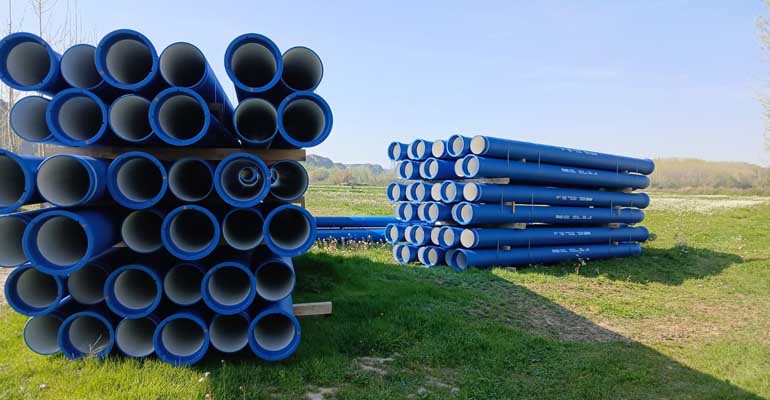 La Mancomunidad de Mairaga avanza en la extensión del abastecimiento de agua de calidad a la Ribera Alta de Navarra con Saint-Gobain PAM