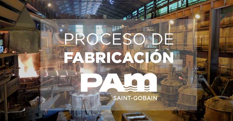 Proceso de fabricación de tuberías de fundición dúctil de Saint-Gobain PAM 