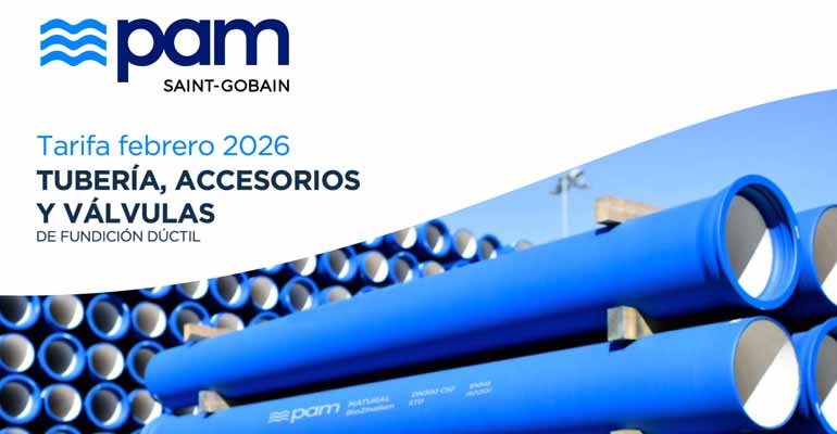 Saint-Gobain PAM ofrece su nueva tarifa interactiva