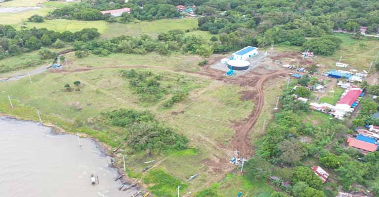 Ubicación de la potabilizadora de East Bay n Filipinas que construye Tedagua