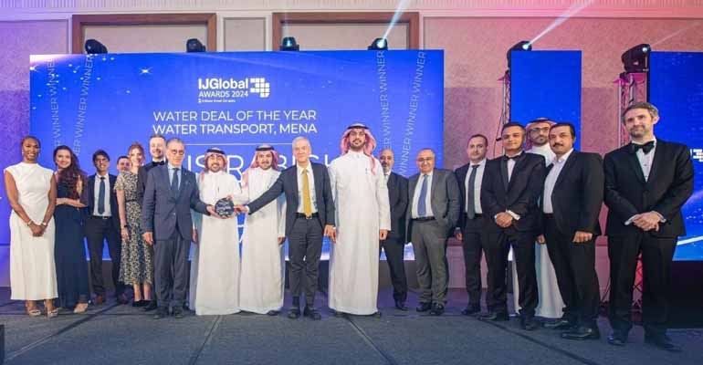 El proyecto Rayis Rabigh, liderado por Tedagua, recibe el premio al proyecto hidráulico del año en Oriente Medio