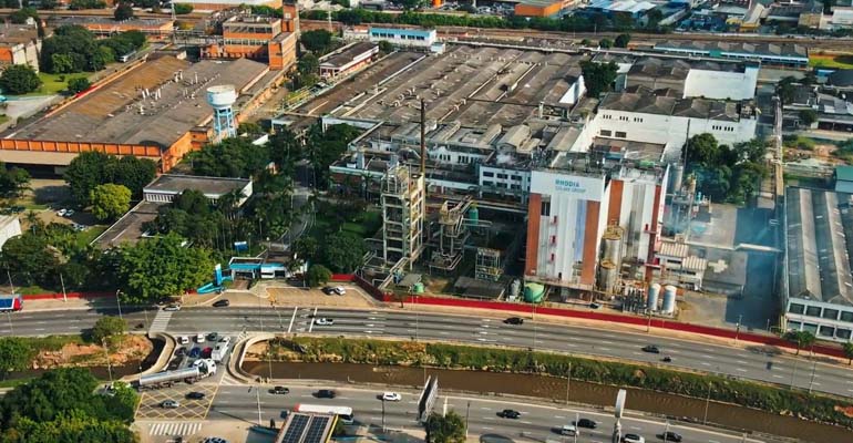 Veolia aplica tecnologías avanzadas para reutilizar hasta un 94% de agua en la fábrica brasileña de Rhodia