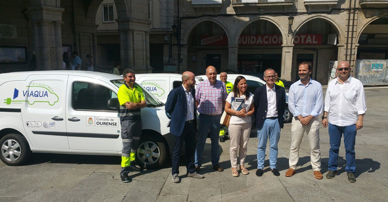 viaqua-incorpora-vehiculos-electricos-ourense