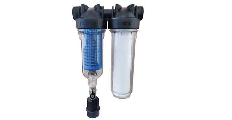 Watts: Filtro autolimpiante de dos etapas